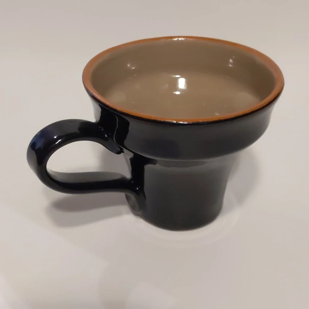 Vietri Chiaroscuro 4" Coffee Tea Latte Mug Made in Italy - Picture 2 of 6